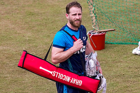 Afghanistan Vs New Zealand Test: New Zealand player Kane Williamson during a practice session 